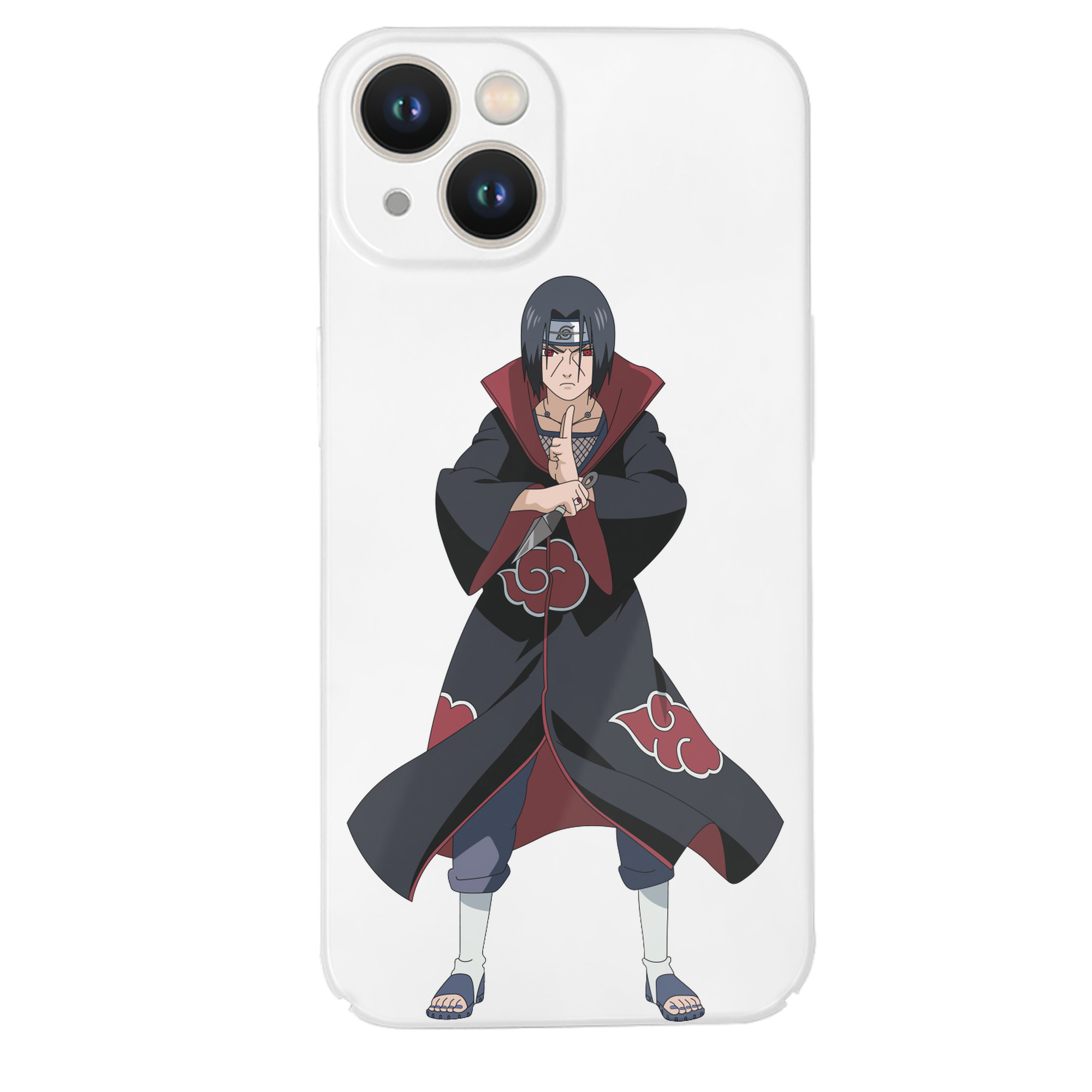 （画像用） NARUTO -ナルト- うちは イタチ Uchiha Itachi 【iPhone 14シリーズ対応】ハードケース